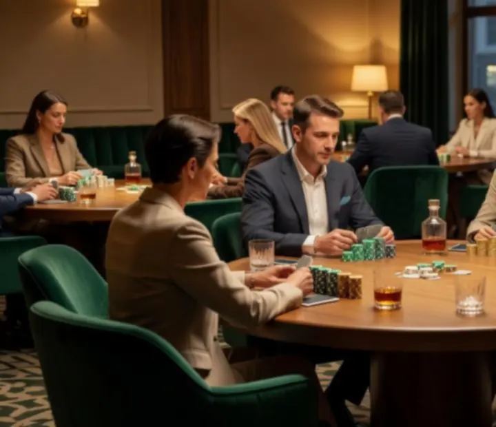 Dîner professionnel suivi d’un tournoi de poker privé